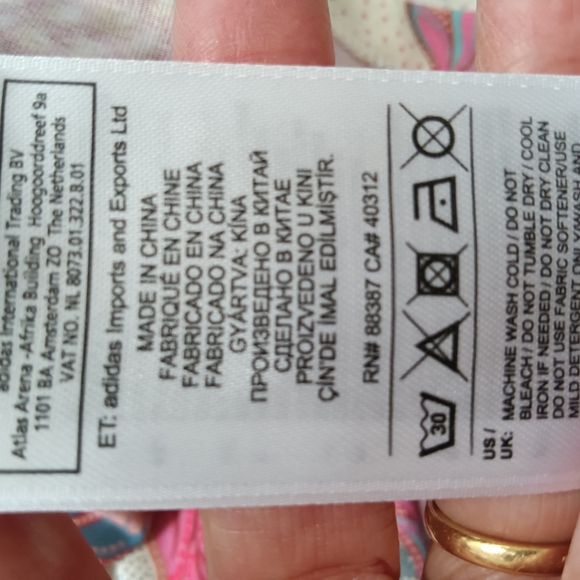 Adidas Men's Tropical Print Tee - Multicolor Size Medium Bright,Fun, Casual - Picture 9 of 11